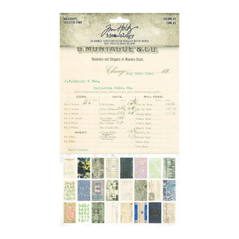 Tim Holtz Idea-ology  Backdrops Volume 3 (TH94247) ( TH94247)